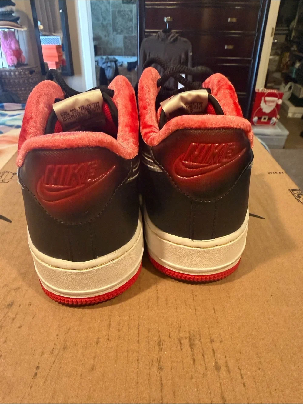 Nike Air Force 1 Low Houston H-Town DZ5427-001 Black Red White